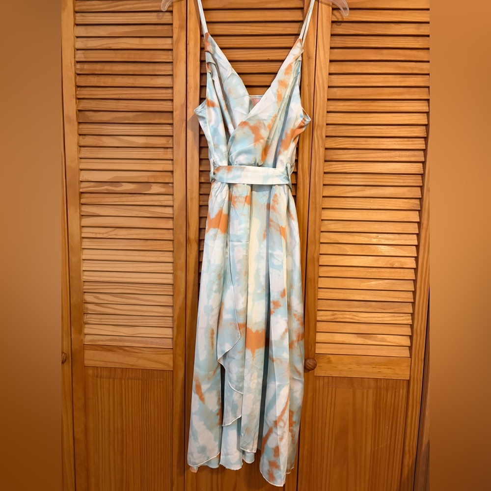 Elegant Multicolor Sleeveless Dress